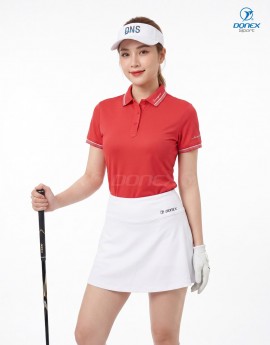 Áo thể thao nữ AC-3856 Đỏ phối trắng